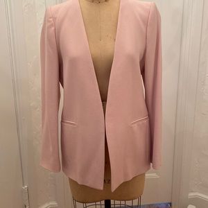 NWT pale pink Zara open front blazer